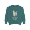 Siberian Husky Mom Sweatshirt, Blue Spruce, front view
