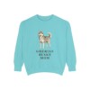 Siberian Husky Mom Sweatshirt, Chalky Mint, front view