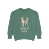 Siberian Husky Mom Sweatshirt, Light Green, front view