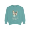 Siberian Husky Sweatshirt, Seafoam, front view