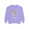 Siberian Husky Sweatshirt, Violet, front view