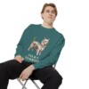 Silky Terrier Sweatshirt, Blue Spruce, person 1 context