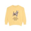Silky Terrier Dad Sweatshirt, Butter, front view
