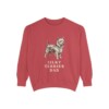 Silky Terrier Dad Sweatshirt, Crimson, front view