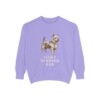 Silky Terrier Dad Sweatshirt, Violet, front view