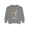Silky Terrier Sweatshirt, Grey, front view