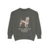 Silky Terrier Humor Sweatshirt, Pepper, front view