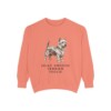 Silky Terrier Humor Sweatshirt, Terracotta, front view