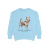 Silky Terrier Latin Sweatshirt, Chambray, front view
