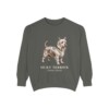 Silky Terrier Latin Sweatshirt, Pepper, front view