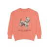 Silky Terrier Latin Sweatshirt, Terracotta, front view