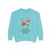 Silky Terrier Mom Sweatshirt, Chalky Mint, front view