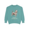 Silky Terrier Sweatshirt, Seafoam, front view