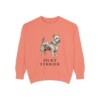Silky Terrier Sweatshirt, Terracotta, front view