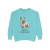 Skye Terrier Sweatshirt, Chalky Mint, front view