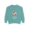 Skye Terrier Dad Sweatshirt, Seafoam, front view