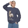 Skye Terrier Sweatshirt, Denim, person 2 context