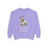 Skye Terrier Humor Sweatshirt, Violet, front view