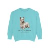 skye-terrier-sweatshirt-latin-chalky-mint Skye Terrier Latin Sweatshirt, Chalky Mint, front view