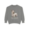 skye-terrier-sweatshirt-latin-grey Skye Terrier Latin Sweatshirt, Grey, front view