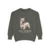 skye-terrier-sweatshirt-latin-pepper Skye Terrier Latin Sweatshirt, Pepper, front view