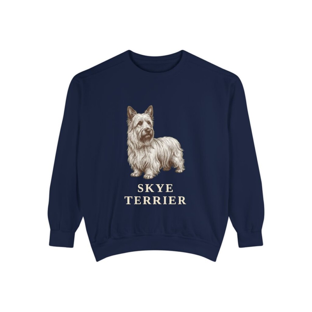 Skye Terrier Sweatshirt, True Navy, front view