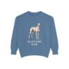 Sloughi Dad Sweatshirt, Blue Jean, front view
