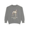 Sloughi Dad Sweatshirt, Grey, front view