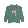 Sloughi Dad Sweatshirt, Light Green, front view