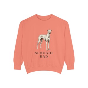 Sloughi Dad Sweatshirt, Terracotta, front view