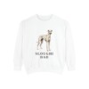 Sloughi Dad Sweatshirt, White, front view