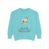 Sloughi Humor Sweatshirt, Chalky Mint, front view