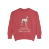 Sloughi Humor Sweatshirt, Crimson, front view