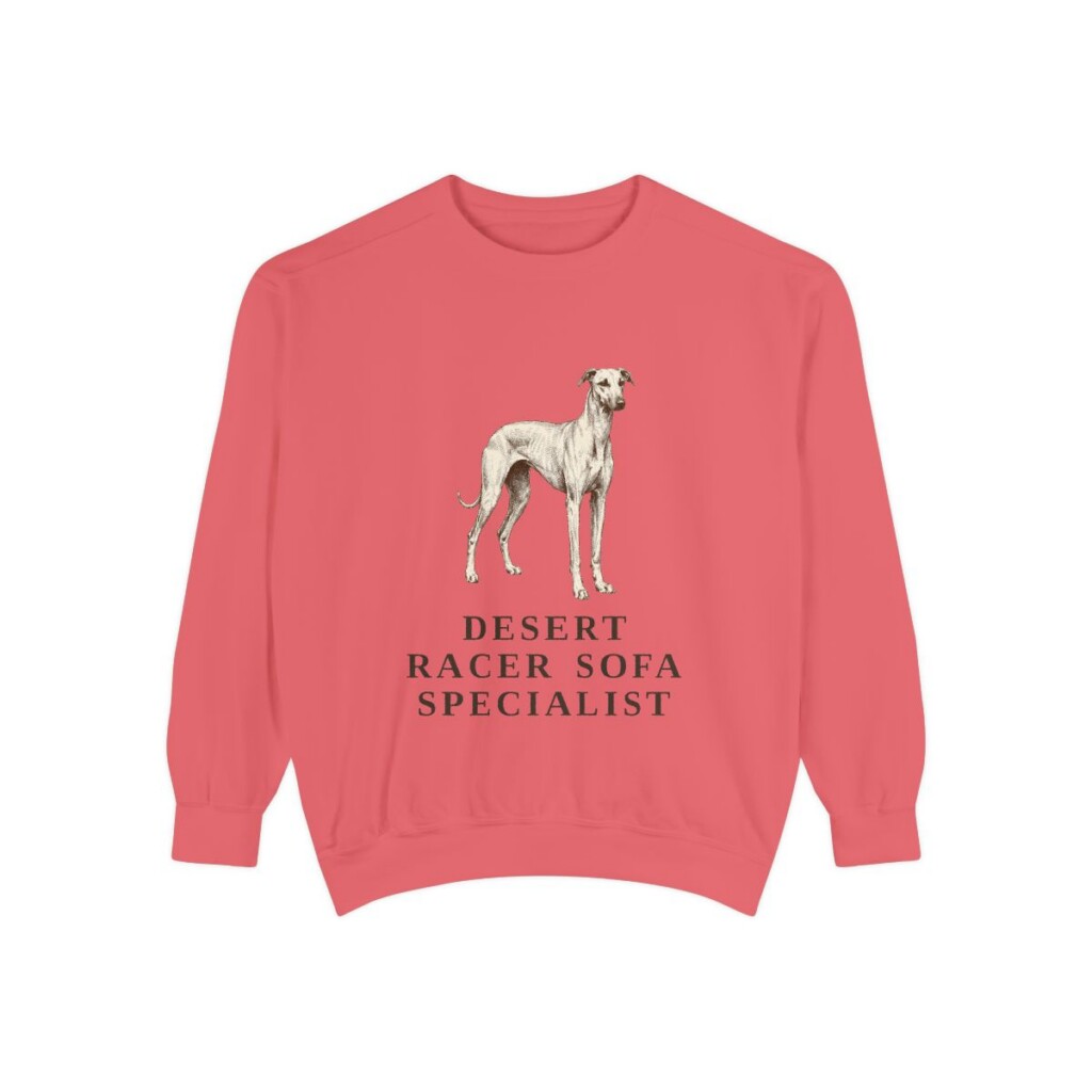 Sloughi Humor Sweatshirt, Watermelon, front view