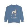 Sloughi Latin Sweatshirt, Blue Jean, front view