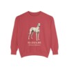 Sloughi Latin Sweatshirt, Crimson, front view