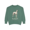 Sloughi Latin Sweatshirt, Light Green, front view