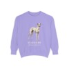Sloughi Latin Sweatshirt, Violet, front view