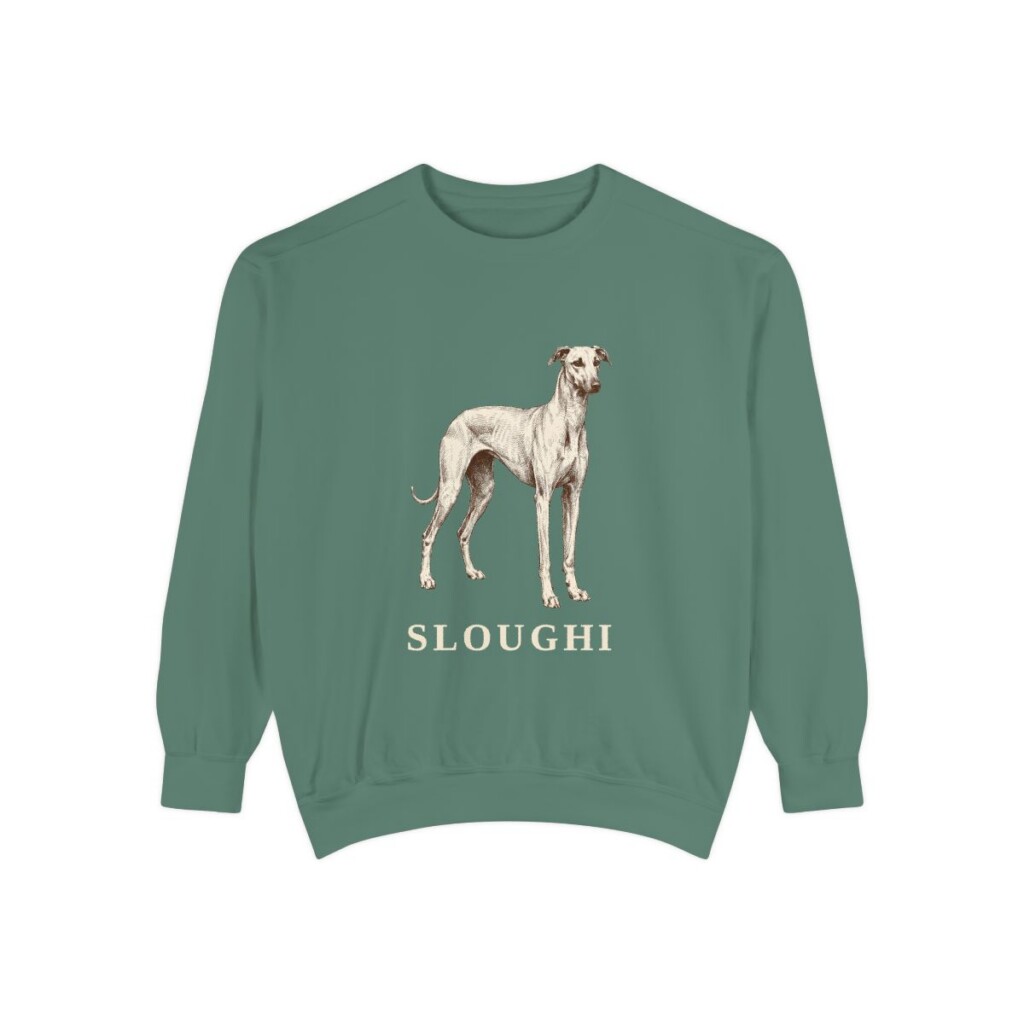 Sloughi Sweatshirt, Light Green, front view