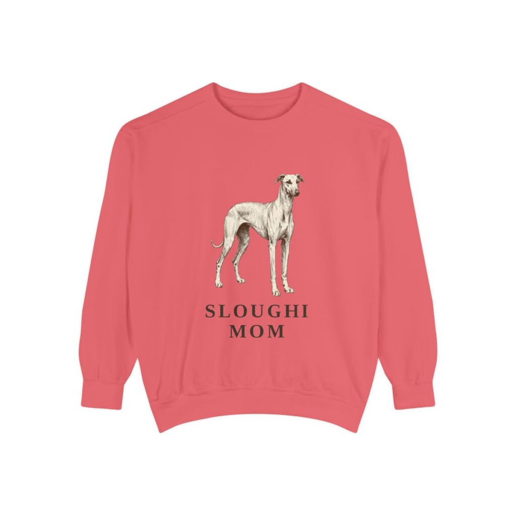 sloughi-sweatshirt-mom-watermelon Sloughi Mom Sweatshirt, Watermelon, front view
