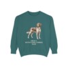 Small Munsterlander Dad Sweatshirt, Blue Spruce, front view
