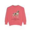 Small Munsterlander Dad Sweatshirt, Watermelon, front view