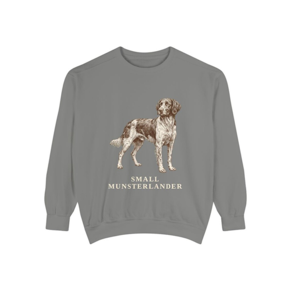 Small Munsterlander Sweatshirt, Grey, front view
