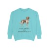 small-munsterlander-sweatshirt-humor-chalky-mint Small Munsterlander Humor Sweatshirt, Chalky Mint, front view