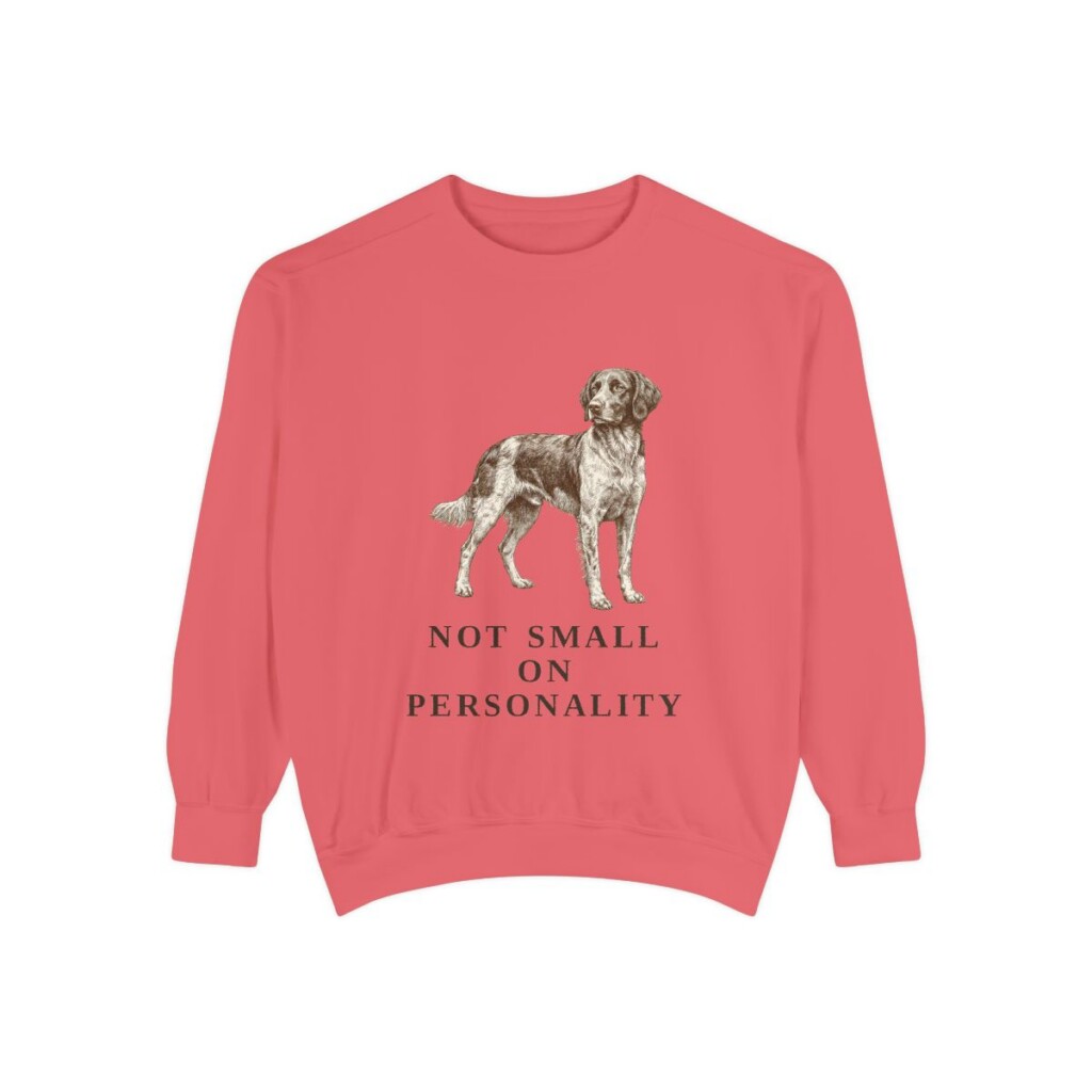 small-munsterlander-sweatshirt-humor-watermelon Small Munsterlander Humor Sweatshirt, Watermelon, front view
