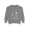 Small Munsterlander Latin Sweatshirt, Grey, front view