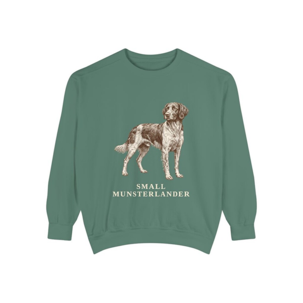 Small Munsterlander Sweatshirt, Light Green, front view