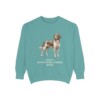 Small Munsterlander Mom Sweatshirt, Seafoam, front view