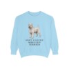 Soft Coated Wheaten Terrier Sweatshirt, Chambray, front view