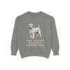 Soft Coated Wheaten Terrier Dad Sweatshirt, Grey, front view